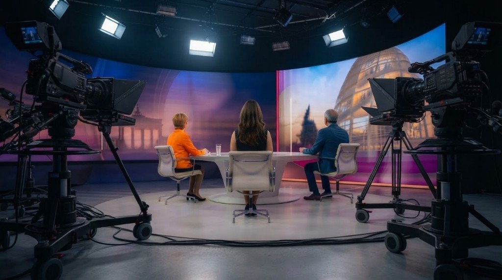 Hinter den Kulissen im Studio
